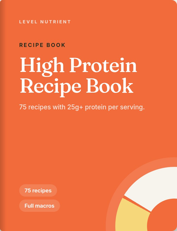 high protein recipe book cover